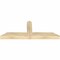 Ekena Millwork Portland Rough Sawn Timber Gable Bracket, Douglas Fir, 48"W x 18"H x 4"D x 4"F, 9/12 Pitch GBW048X18X0404POR00RDF - alternate 2